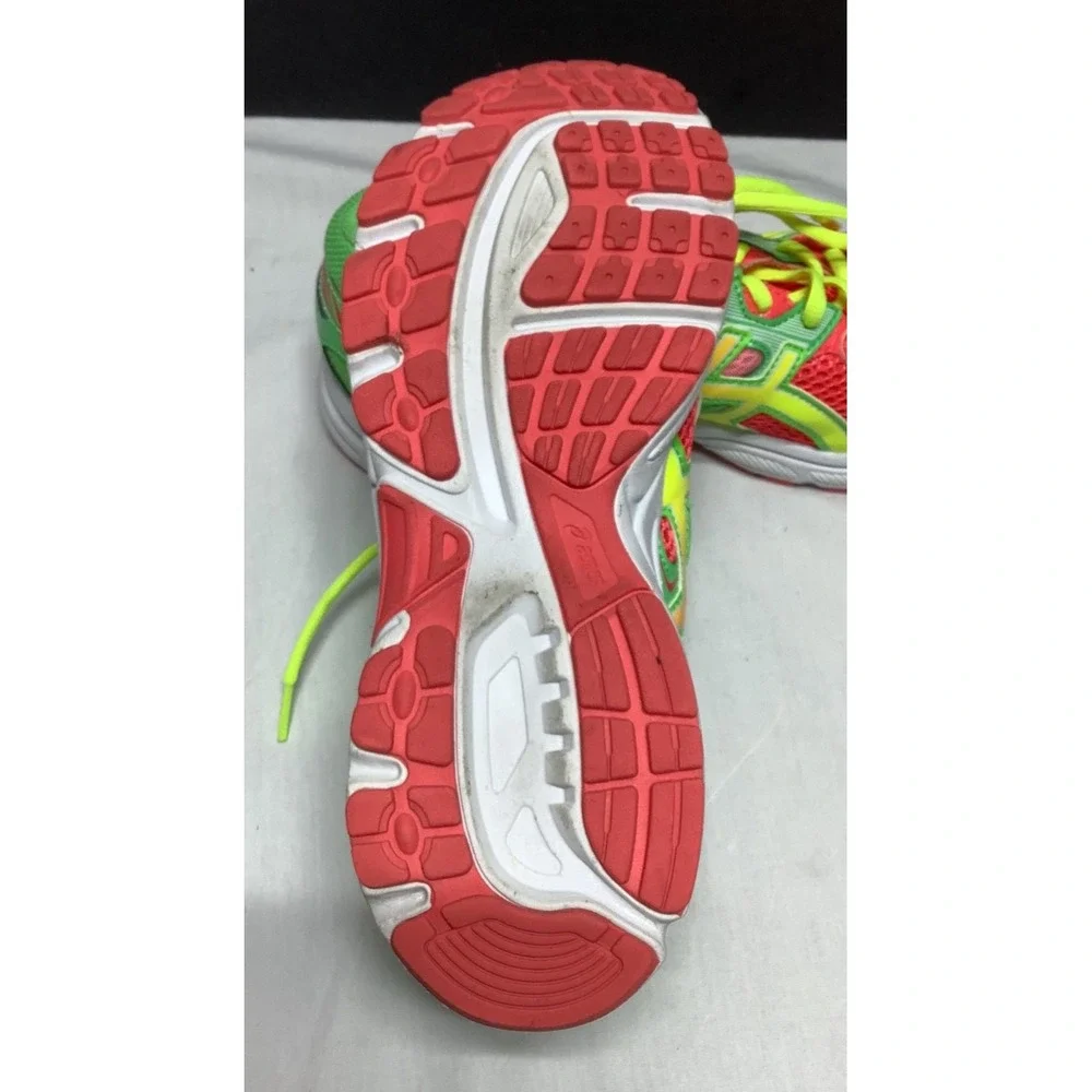 Asics Gel-Contend 2 Turntec Women's Pink and Green Runner Shoes Size 9